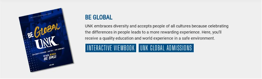 UNK's global viewbook