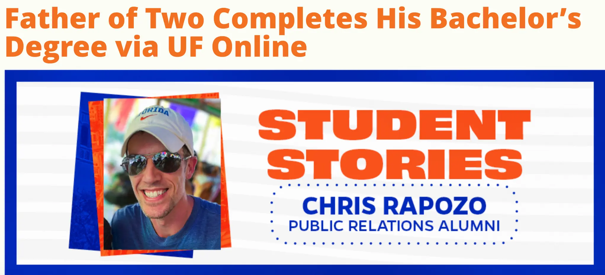 UF Online student success story